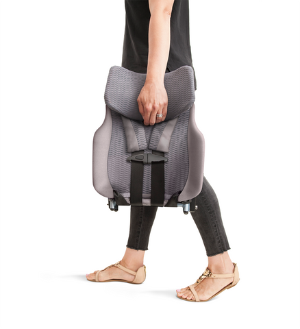 The WAYB Pico travel car seat is light and portable