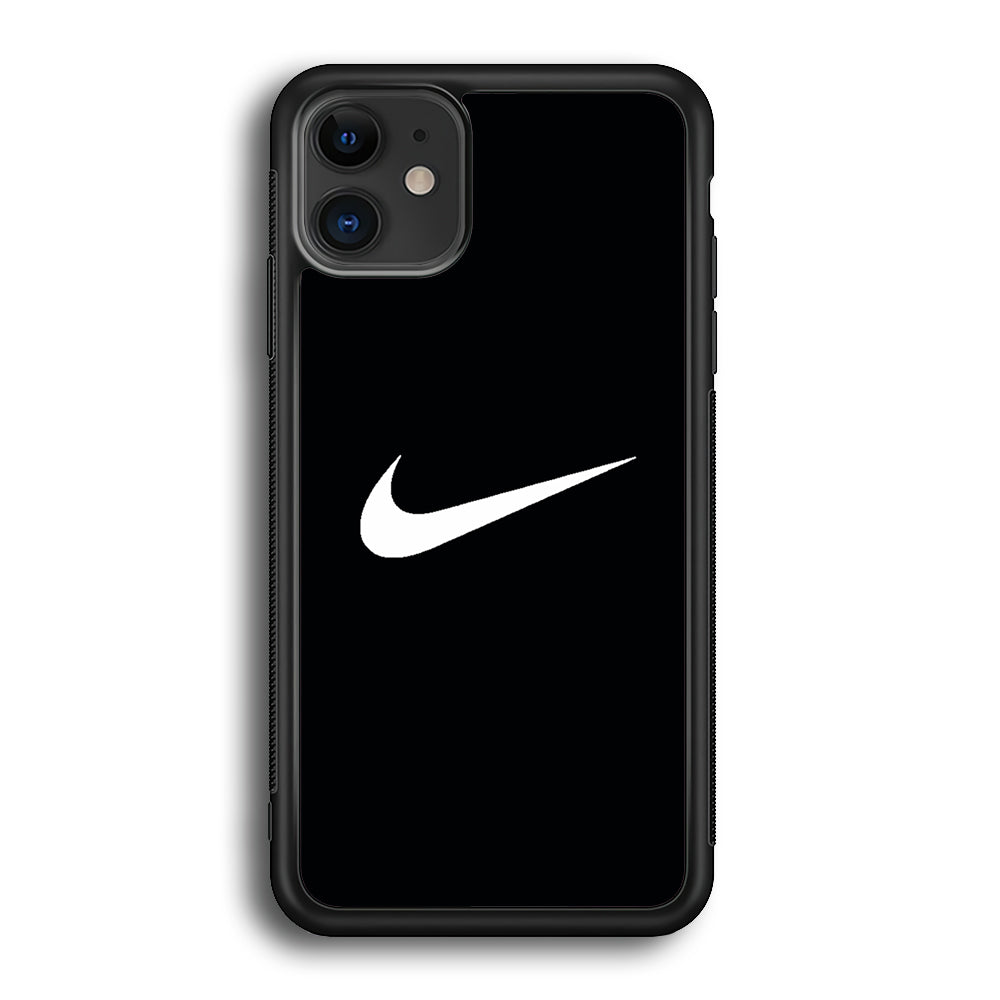 Nike White Logo iPhone 12 Case