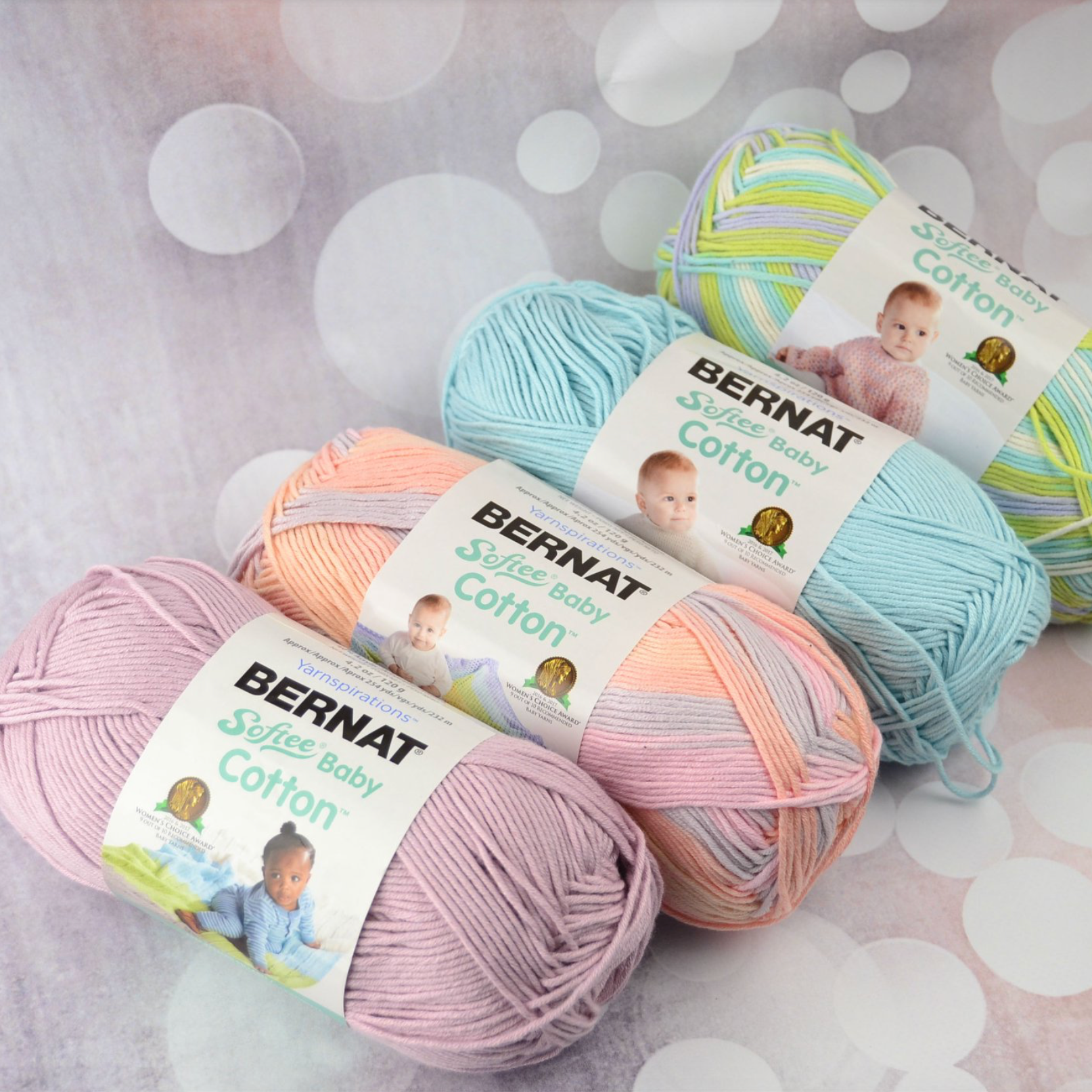 Bernat Softee Baby Cotton Yarn-Blush