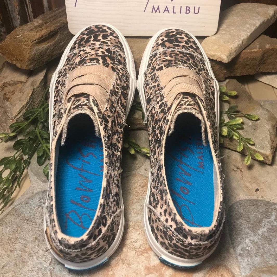 Marley Animal Print Canvas Slip on Sneaker
