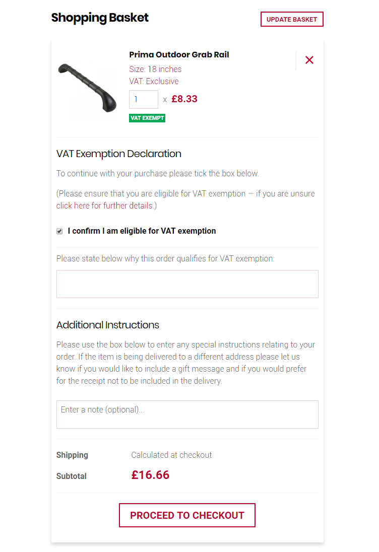 The check out process is shown