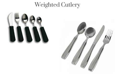 various weighted cutlery