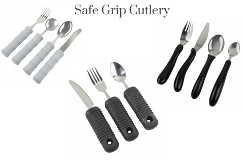 various safe grip cutlery