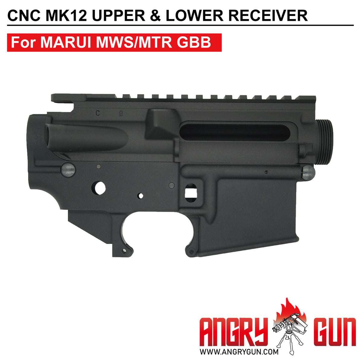 Cybergun Colt Licensed Cnc Mk12 Upper And Lower Receiver For Marui Mwsm