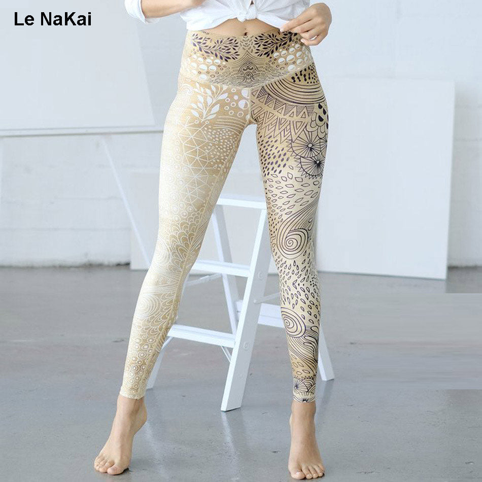 leopard print gym tights