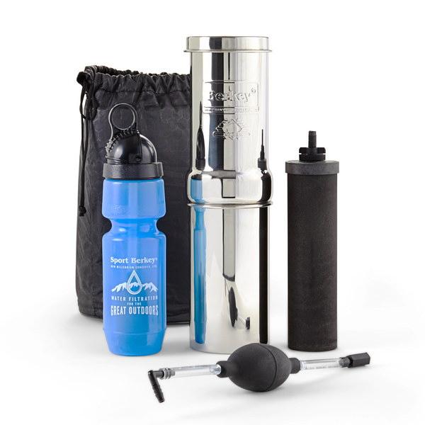 Go Berkey® Kit - 1 Quart with 1 Black Berkey® Purification Elements and Black Berkey Primer™