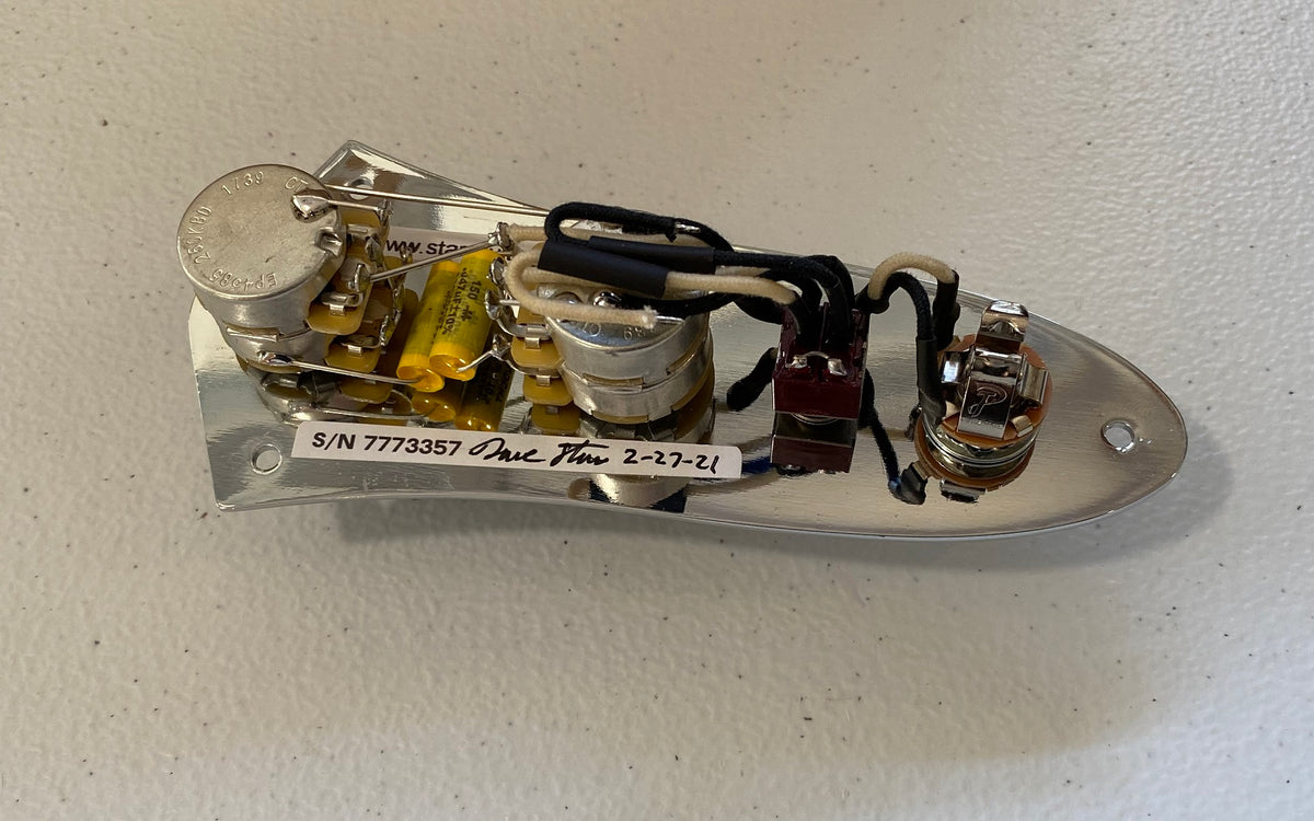 Wiring Harness for Fender J-Bass: 1960's Series/Parallel Chrome – Starr