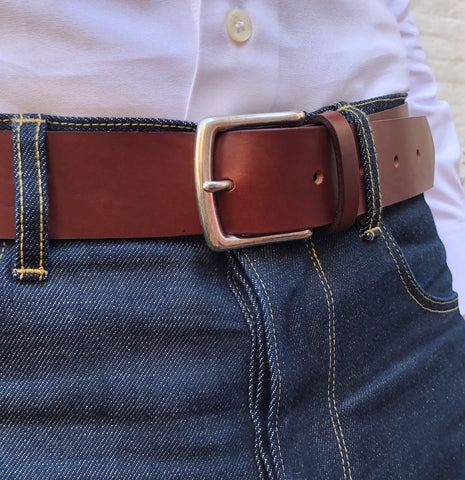 Hanson of London, bespoke leather belt 