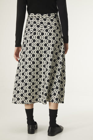 Geometric Midi Skirt