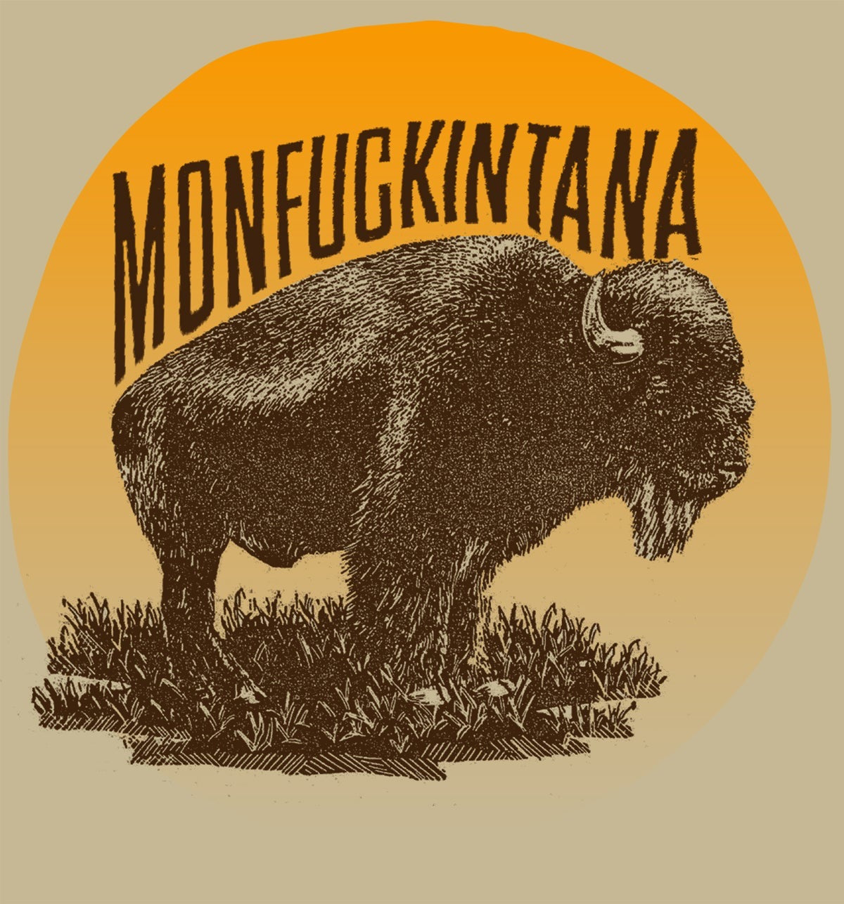 Montana Tee- Men’s Bison