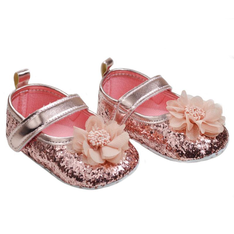 baby rose gold shoes
