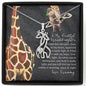To My Granddaughter - Grammy Loves You Morning, Noon & Night - Necklace