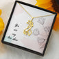 You Are My Son Shine - Graceful Love Giraffe Necklace