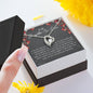 To My Daughter-in-law Forever Love Necklace Message Card