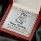 To Wife ; Gorgeous Double Hearts Necklace