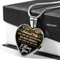 Beloved Wife Heart Necklace-My Inspiration, My Best Friend