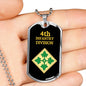Awesome Dog Tag For 4th Infantry Division
