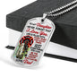 Gift From Father - Father Daughter Gift - Firefighter - Best Dog Tag Necklace Pendant for Fireman - Christmas Mother's Day - Best Fireman Gift - Father's Day Gift - Birthday Gift - Firefighter Daughter - Necklace Gift - Firefighter Daughter Necklace