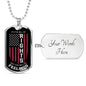 It's the Bill of Rights Not the Bill of Feelings Dog Tag Necklace