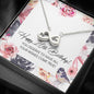 Happy 20th Birthday Infinity Heart Necklace Message Card