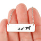Personalized Mama Cat +2 Kittens - Necklace