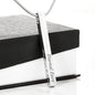 To My Daughter - Life is filled with hard times and good times learn from everything you can - Necklace