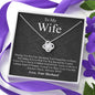 To My Wife "I Love You Then..." Necklace