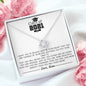 Friends Movie Graduation To My Daughter from Mom Necklace Gift Class Of 2021 i Will Be There For You Love Knot Necklace Luxury Jewelry On Birthday, Christmas, Xmas, with Message Card and4 Gift Box