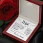 To my Wife "Meeting you was fate" From your Husband Necklace