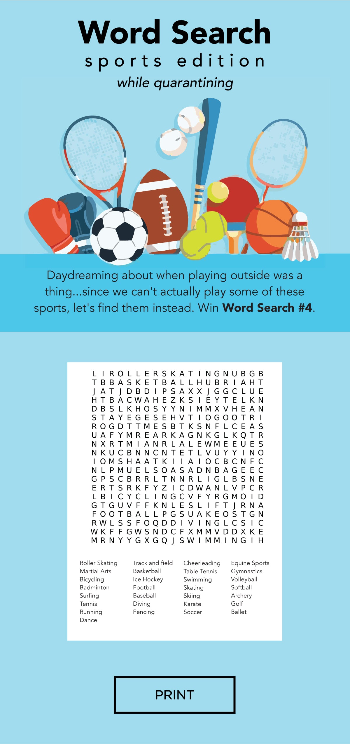 Word Search - Sports Edition by 7AM