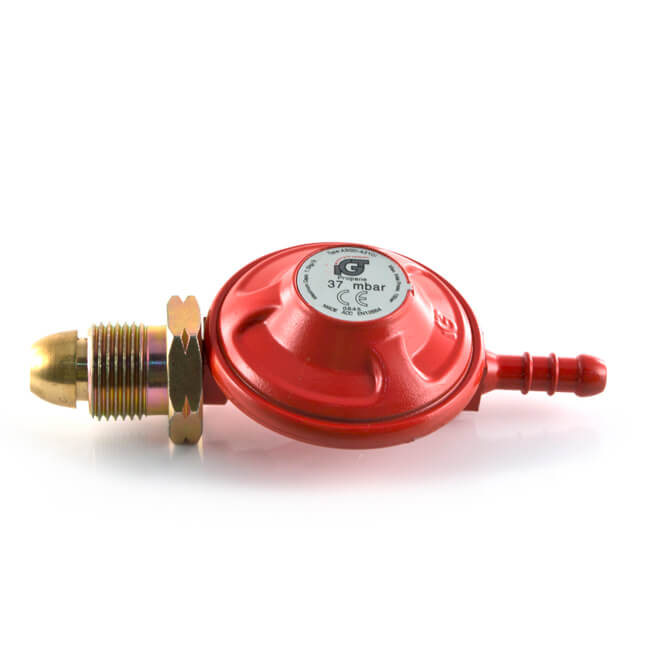 Gas Pressure Regulator 37 mbar 1,5 Kg/h 1/4" Thread Propane Butane Regulator Pressure Relief 