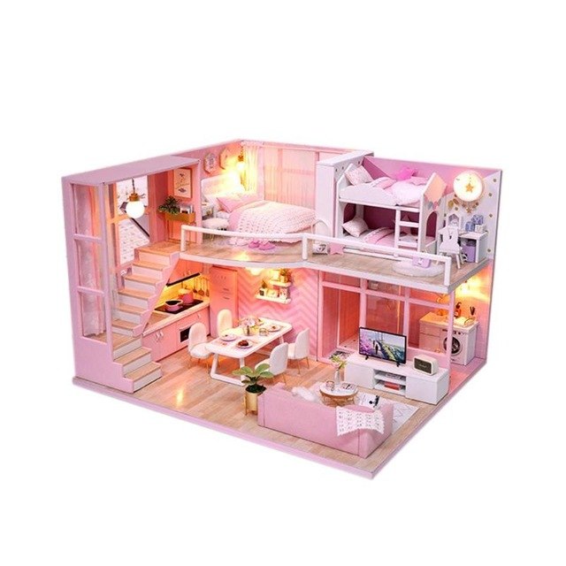 mini doll house set