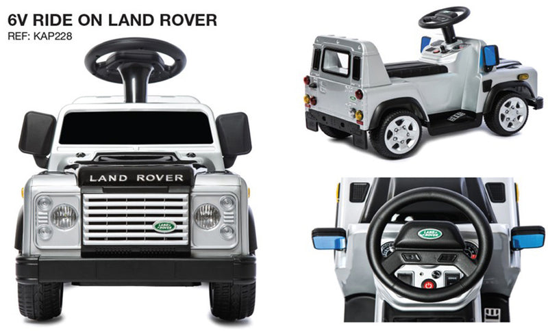 6 volt Children's Sit On Land Rover Defender Various Colours 