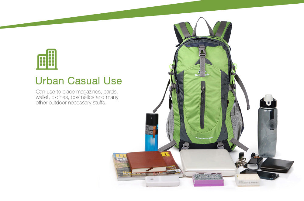 Mountain Roar 40L Unisex Hiking Backpack Water Resistant Bag - MRD