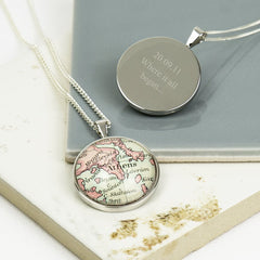 around the world pendant gift for mum