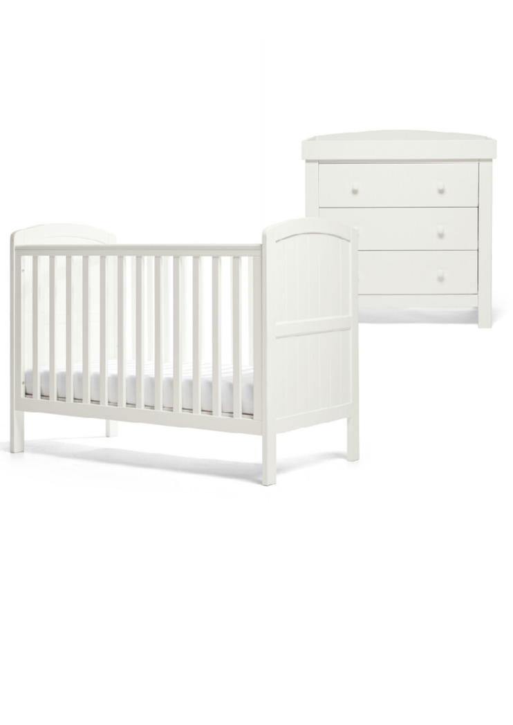 Mamas and Papas Dover Cotbed and Dresser