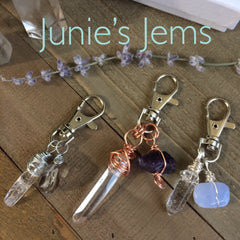 junies jems healing crystal collar charms for dogs cats clarity cove