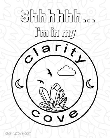 clarity cove free coloring page sign blanket fort printable