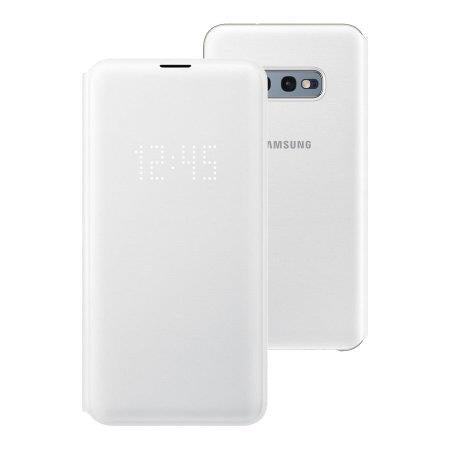 Samsung Galaxy S10e LED View Cover White Clove