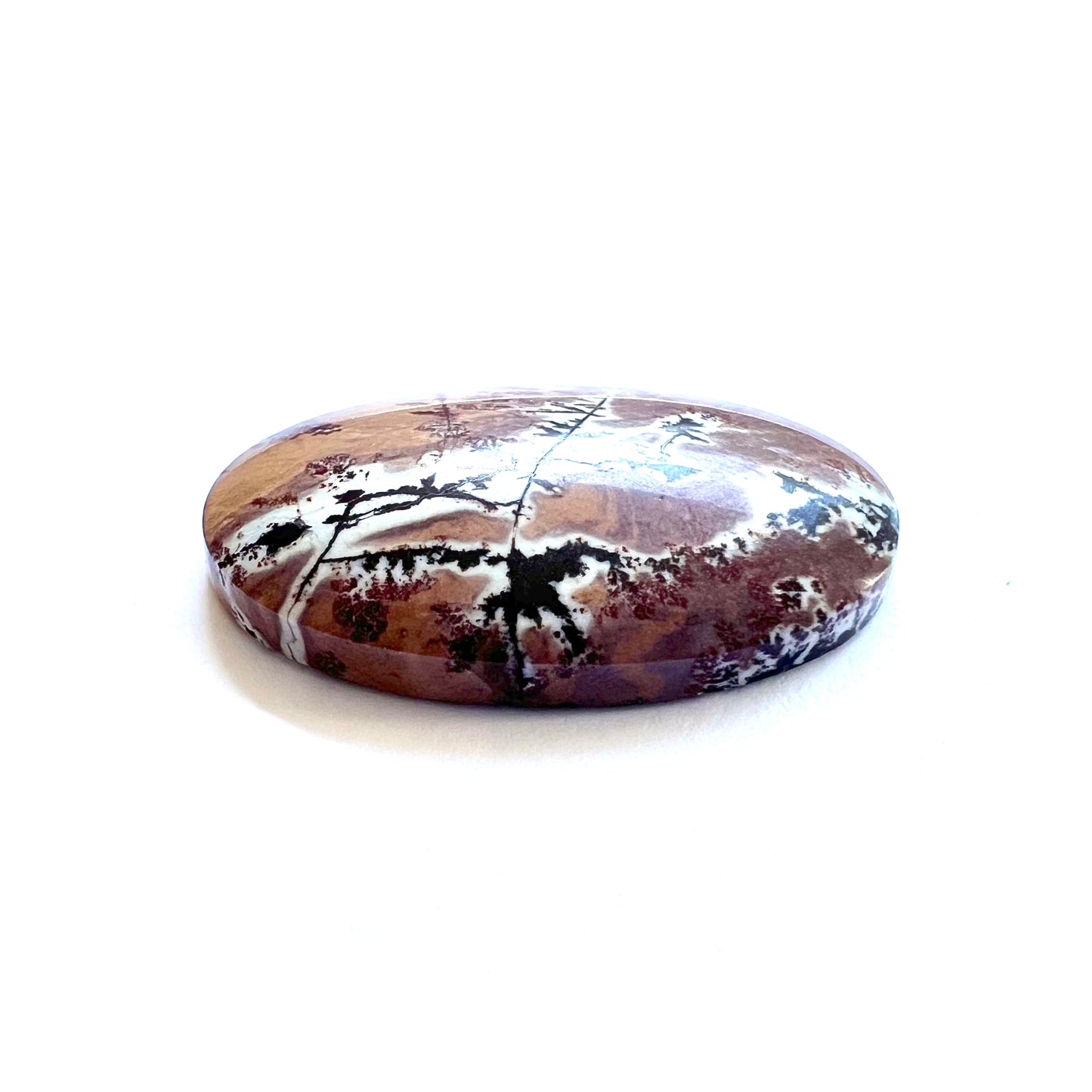 Sonoran Dendritic Rhyolite Oval Cabochon, 12.39 cts.