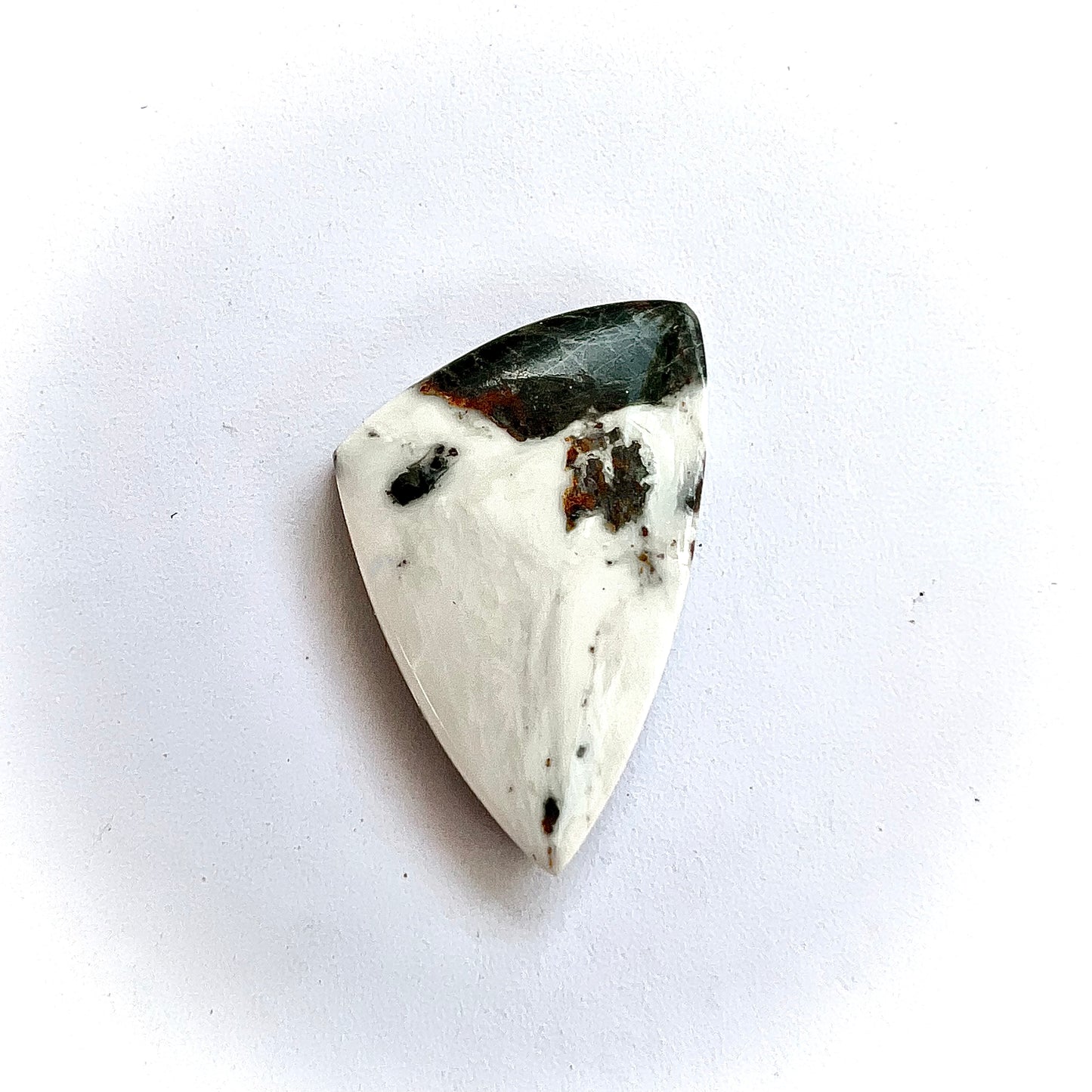 White Buffalo Cabochon (backed), 12.20 cts.