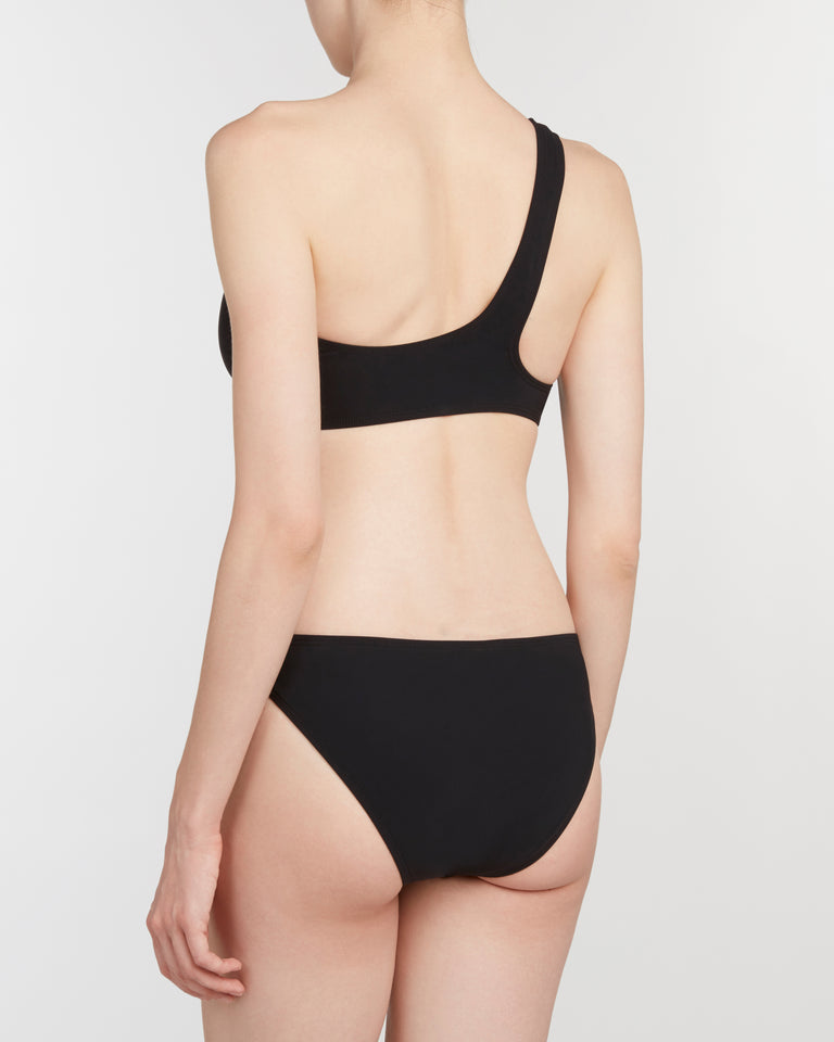 one shoulder set in black - ALSTRAE