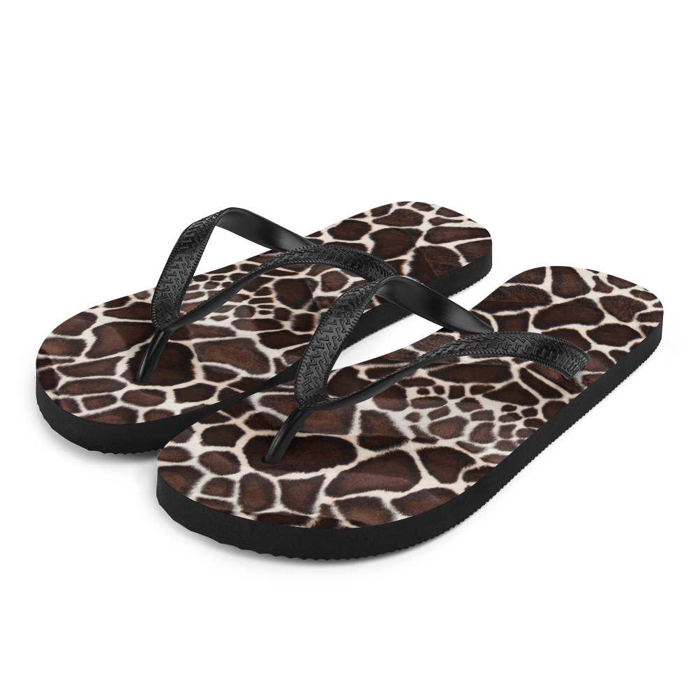 giraffe flip flops