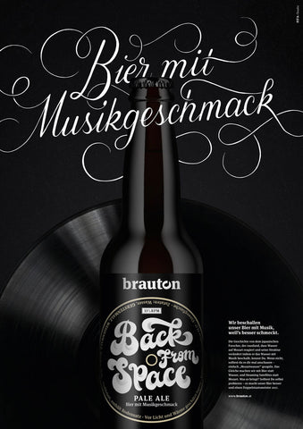 Brauton - Bier mit Musikgeschmack - Staatspreis Plakat