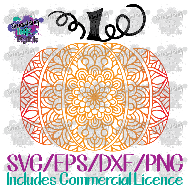 Download Mandala Pumpkin Svg Cutting File Smashing Ink 3D SVG Files Ideas | SVG, Paper Crafts, SVG File