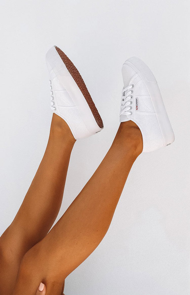 Superga 2730 COTU Canvas Sneaker White – Beginning Boutique US