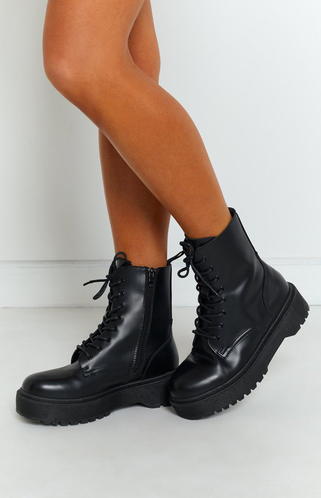 kenzo lace up boots