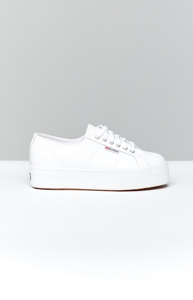 Superga 2790 FGLW Leather Sneaker White 