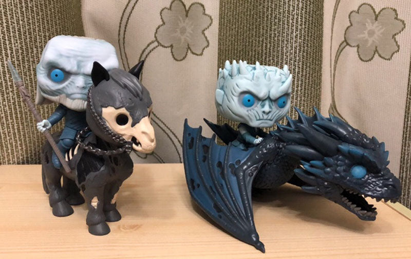 mounted white walker funko