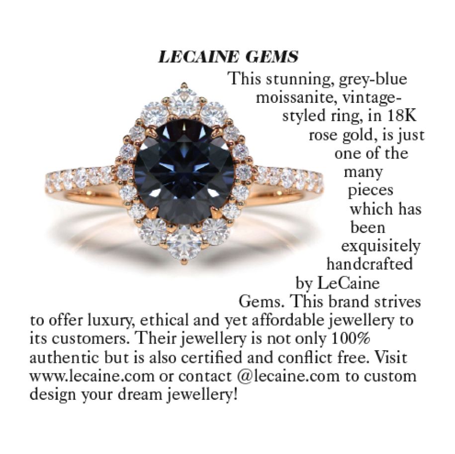 Vogue Magazine UK 2020 Grey Moissanite Jewellery Designer Profile